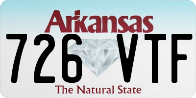 AR license plate 726VTF