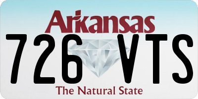 AR license plate 726VTS