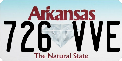 AR license plate 726VVE