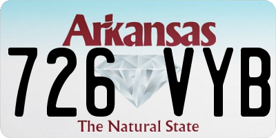 AR license plate 726VYB