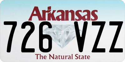 AR license plate 726VZZ