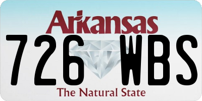 AR license plate 726WBS