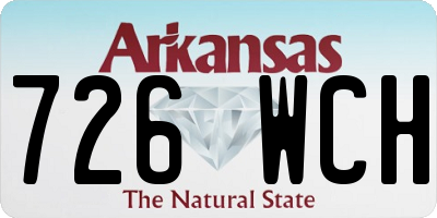 AR license plate 726WCH