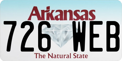 AR license plate 726WEB