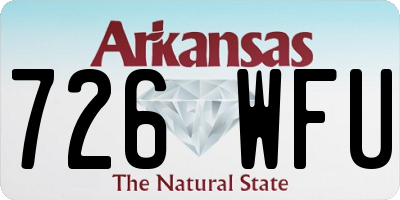AR license plate 726WFU