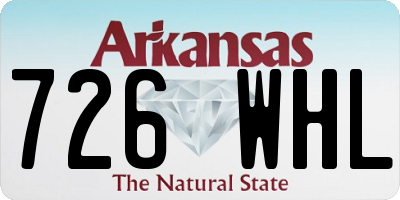AR license plate 726WHL