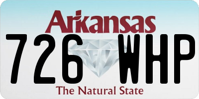 AR license plate 726WHP
