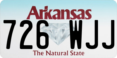 AR license plate 726WJJ