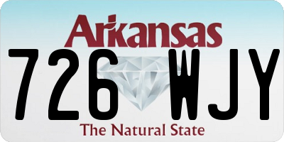 AR license plate 726WJY