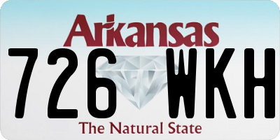 AR license plate 726WKH