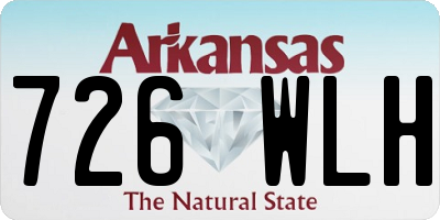 AR license plate 726WLH