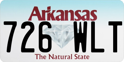 AR license plate 726WLT