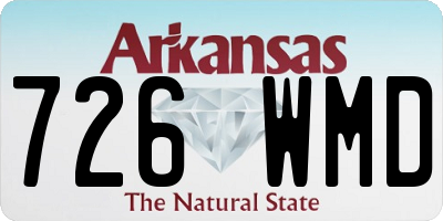 AR license plate 726WMD