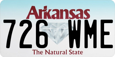 AR license plate 726WME