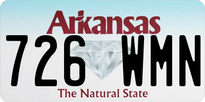 AR license plate 726WMN