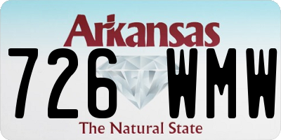AR license plate 726WMW