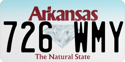 AR license plate 726WMY