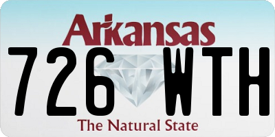 AR license plate 726WTH