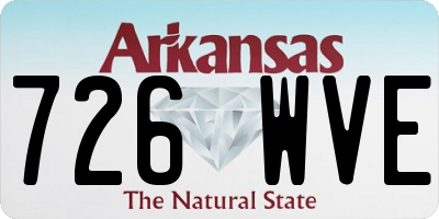 AR license plate 726WVE