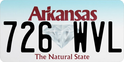 AR license plate 726WVL