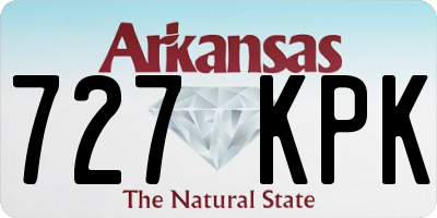 AR license plate 727KPK