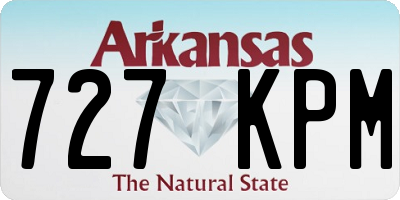 AR license plate 727KPM