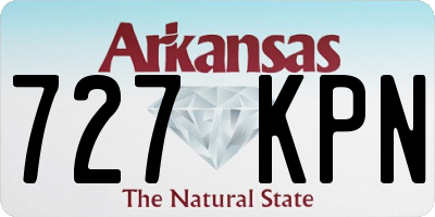 AR license plate 727KPN