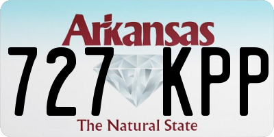 AR license plate 727KPP