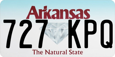 AR license plate 727KPQ