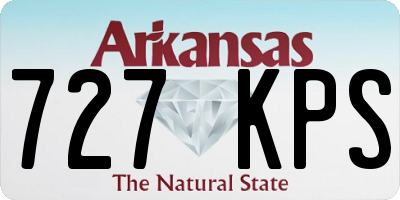 AR license plate 727KPS