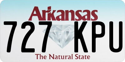 AR license plate 727KPU