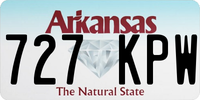 AR license plate 727KPW