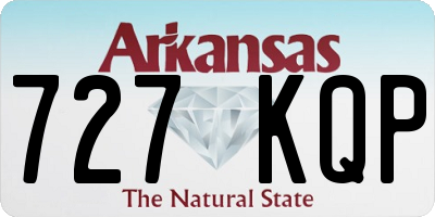 AR license plate 727KQP