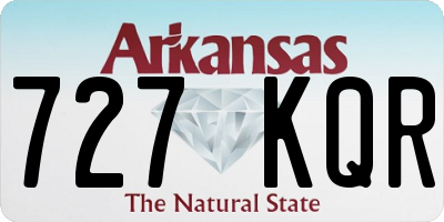 AR license plate 727KQR