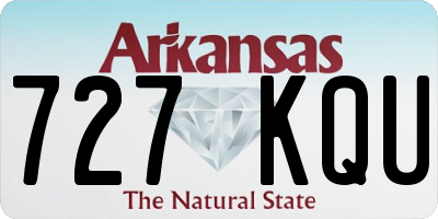 AR license plate 727KQU