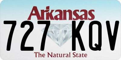 AR license plate 727KQV