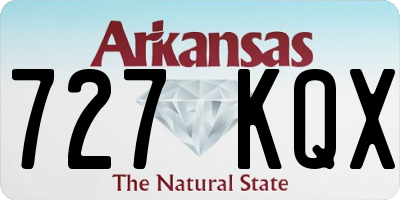 AR license plate 727KQX