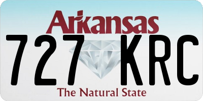 AR license plate 727KRC