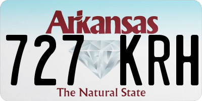 AR license plate 727KRH