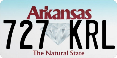 AR license plate 727KRL