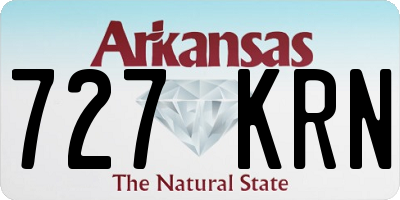 AR license plate 727KRN