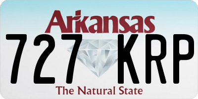 AR license plate 727KRP