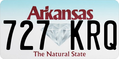 AR license plate 727KRQ