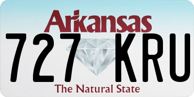 AR license plate 727KRU