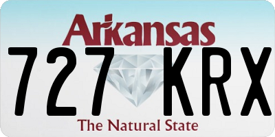 AR license plate 727KRX