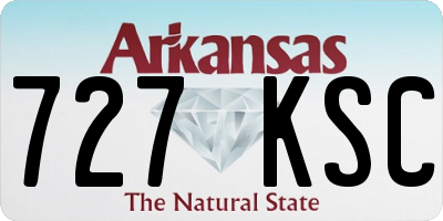 AR license plate 727KSC