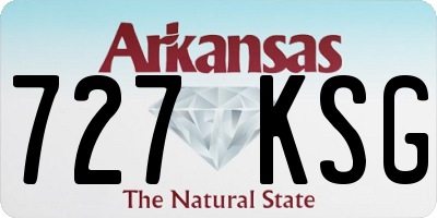 AR license plate 727KSG