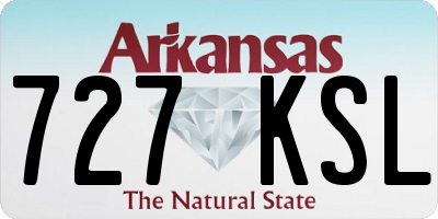 AR license plate 727KSL