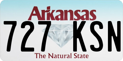 AR license plate 727KSN