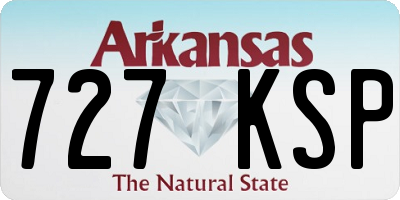AR license plate 727KSP